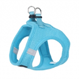 Harness for pet dogs.Plaid mesh vest-style